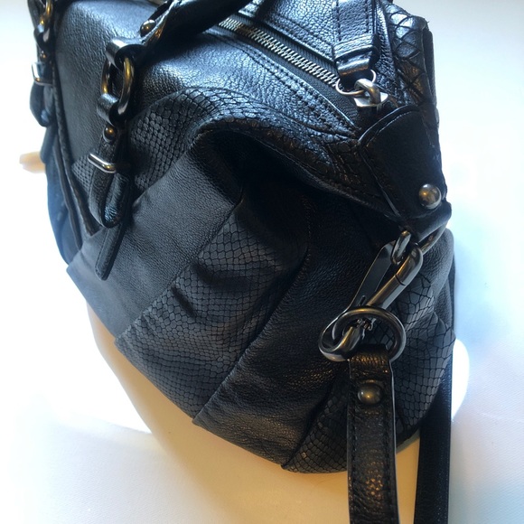 Coach Madison Diagonal Python Purse - Picture 3 of 7